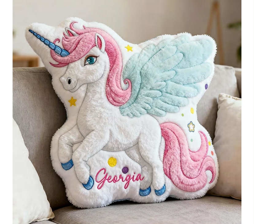 Personalized Unicorn Pillow Customised