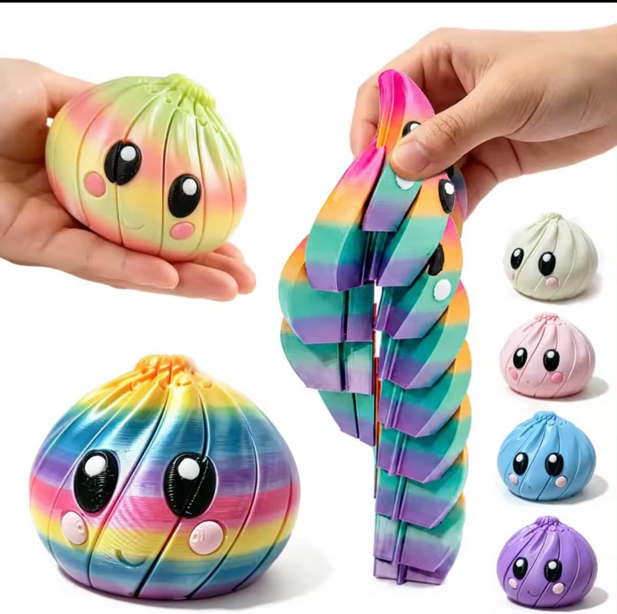 Dumpling Sensory Decompression Toy Deformable Twist Creative Stress-Relief