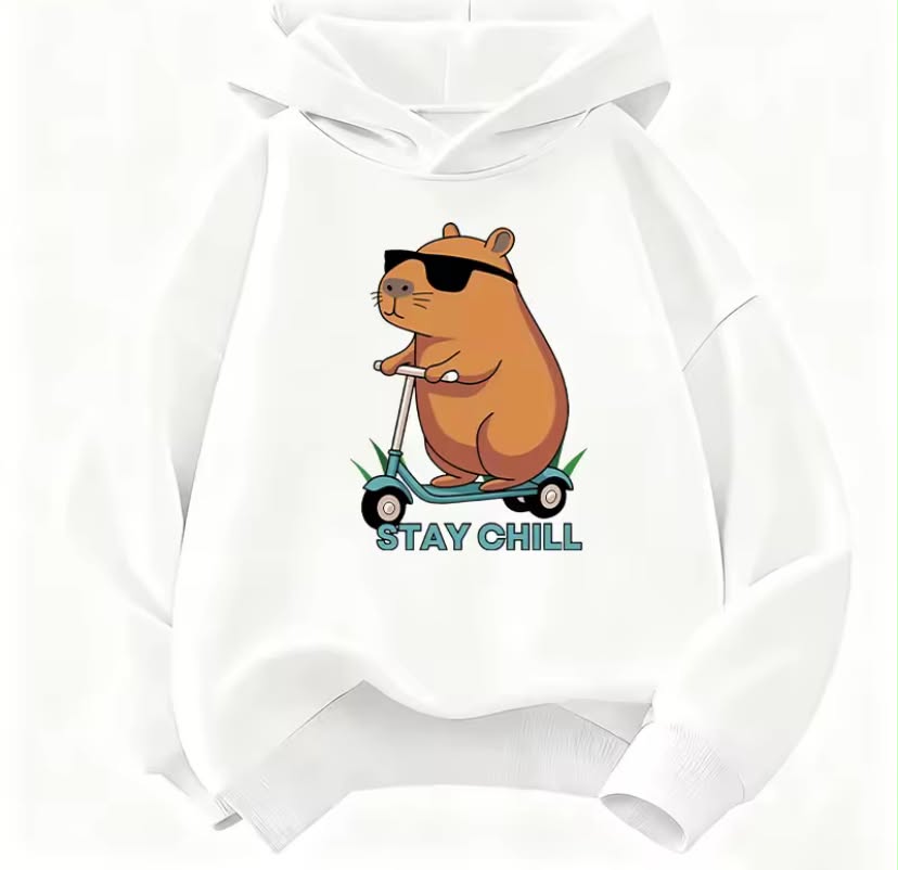 Funny Stylish Capybara Fashion Design Sweatshirt