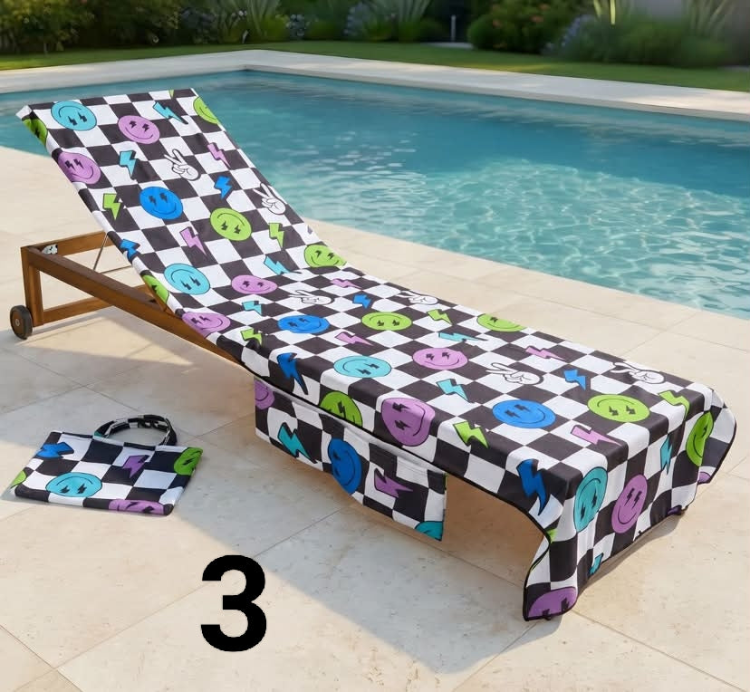 Print Beach Towel in a Bag