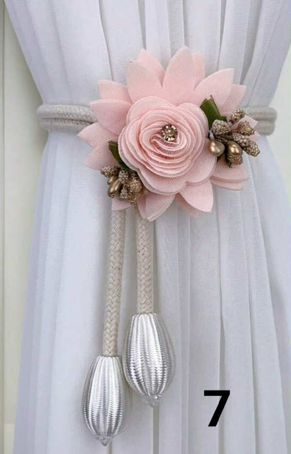 Curtain tie backs