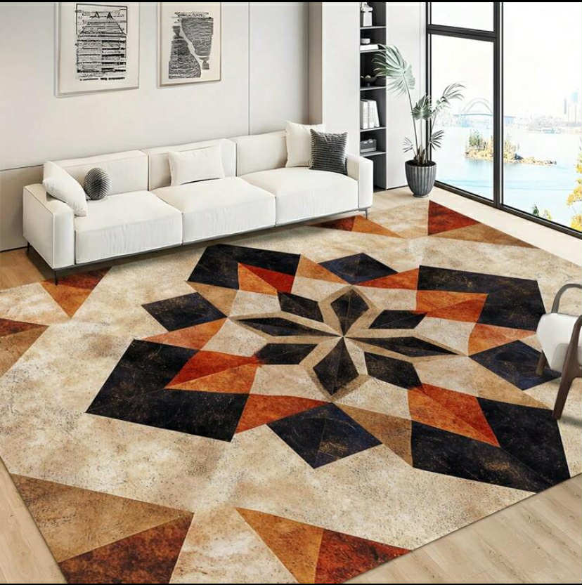 1 pc Deluxe Classic Orange or blue  Bohemian Rug (140 x 200)