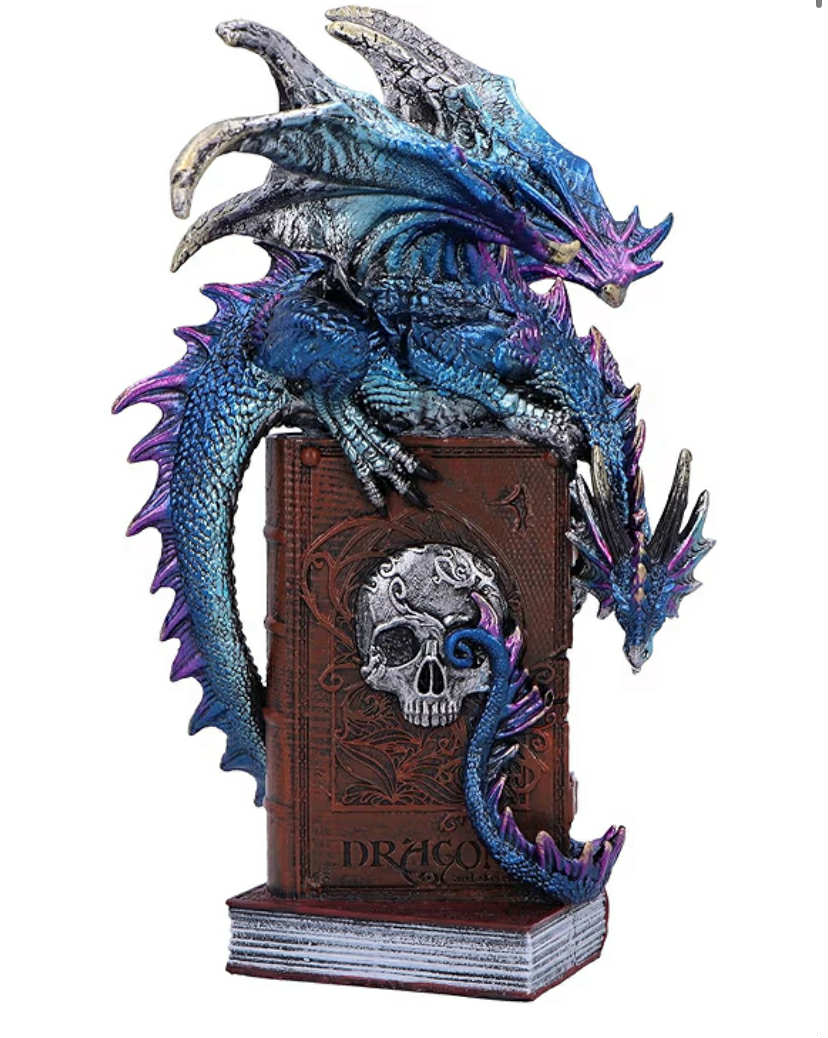 Guardian of The Geode Figurine, Resin, Purple, 11.5cm