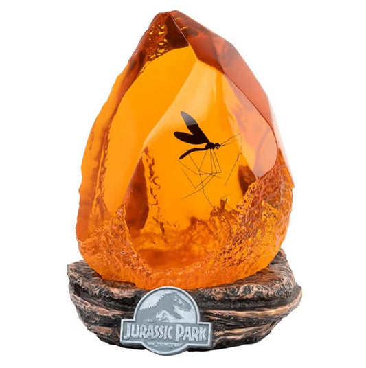 Grupo Erik Battery Lamp - Jurassic Park Merchandise  Desk Lamp Table, Mood Light, Gaming Light  Mosquito in Amber Figure, Jurassic World Rebirth Gifts, Cool Room Decor