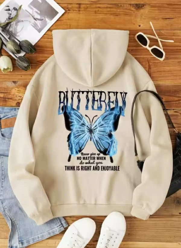 Ghost Butterfly Printed