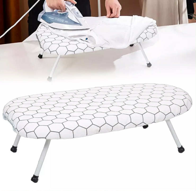 Tabletop Ironing Board Home Travel Compact Mini Table Top Iron Board