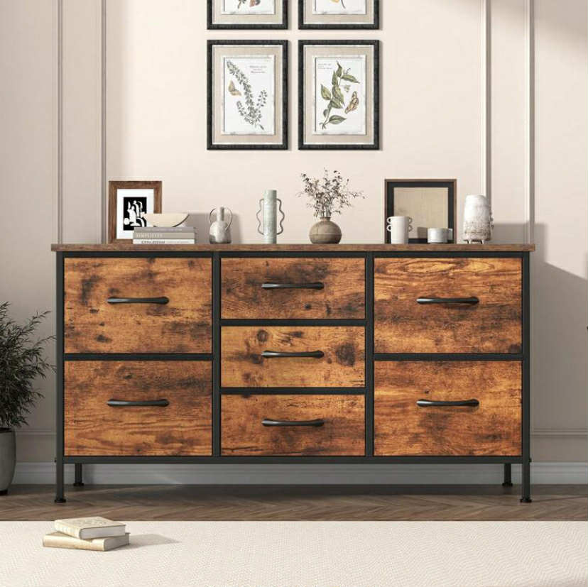 Large 7-Drawer Dresser, Chest Of Drawers