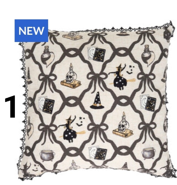 Spellbound Cushion - Monochrome