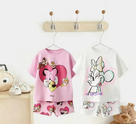 Mickey and Minnie Parent-Child Set New Fashion Set
