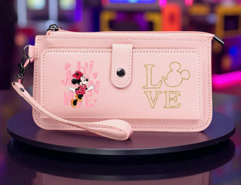 1 pc Minnie Mouse Long Wallet - Large Capacity Multi-Slot Credit Card Holder