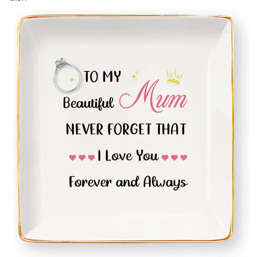 Tray for jewellery for your mum