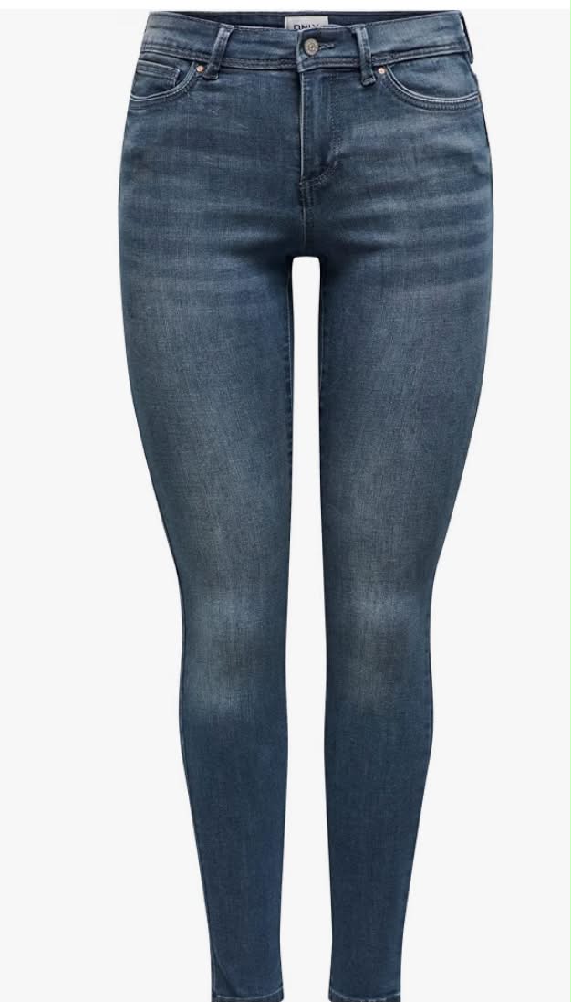 Skinny Jeans Mittlere Taille Skinny Fit Jeans