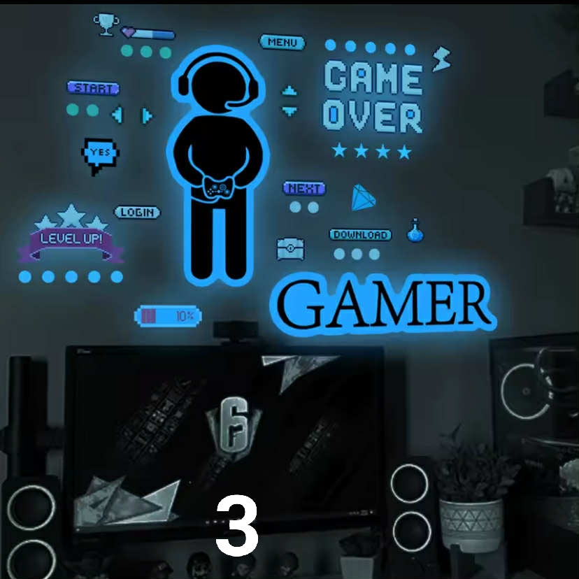 Game Wall Stickers 3D