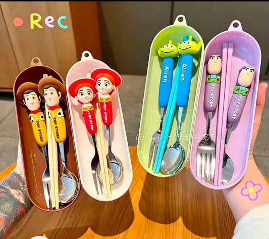 Toy Story 5 Spoon Fork Cutlery Set