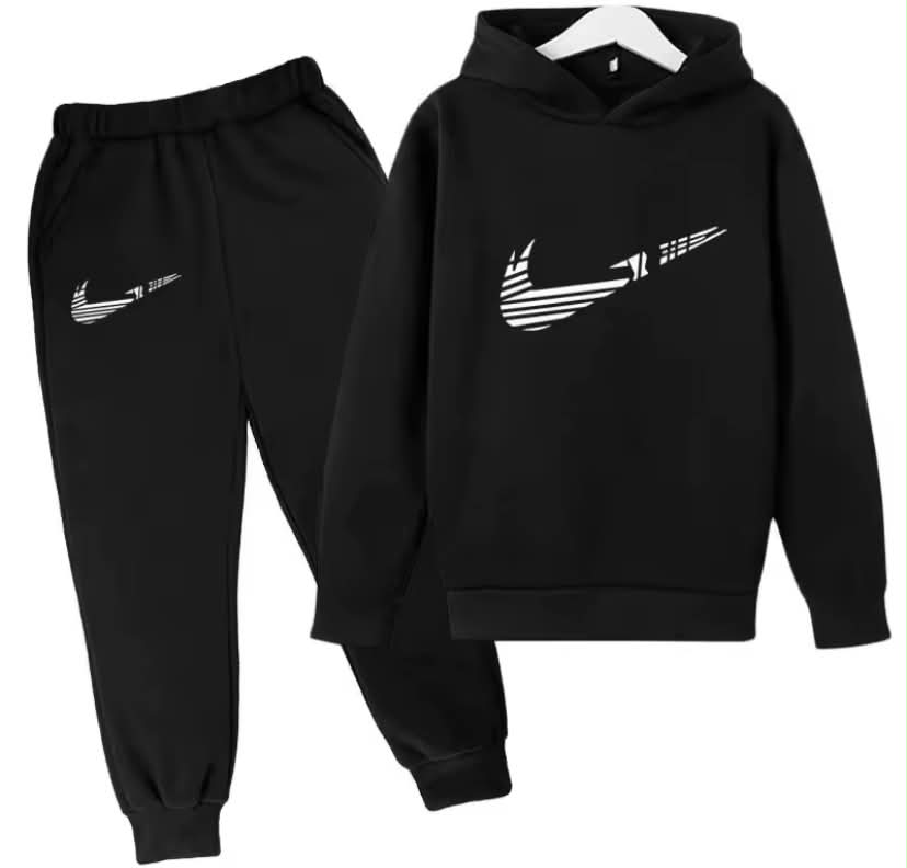 Children Hoodie Letters Sports Pullover