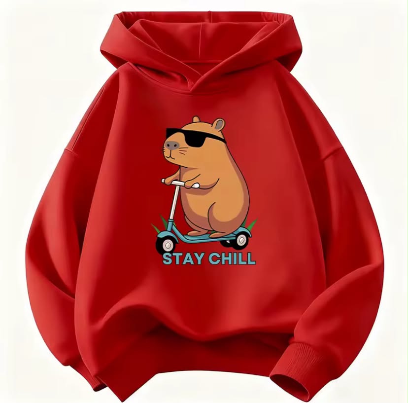 Funny Stylish Capybara Fashion Design Sweatshirt