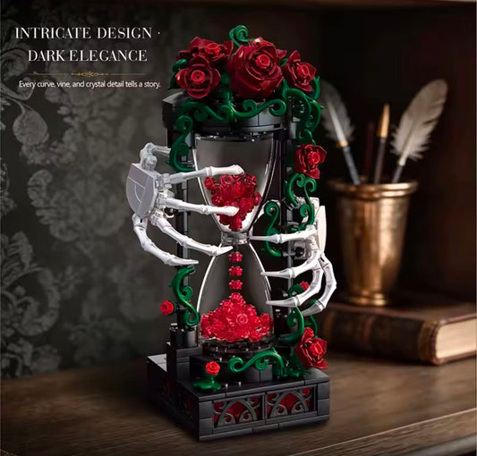 Gothic  Eternal Rose Hourglass Building Blocks
