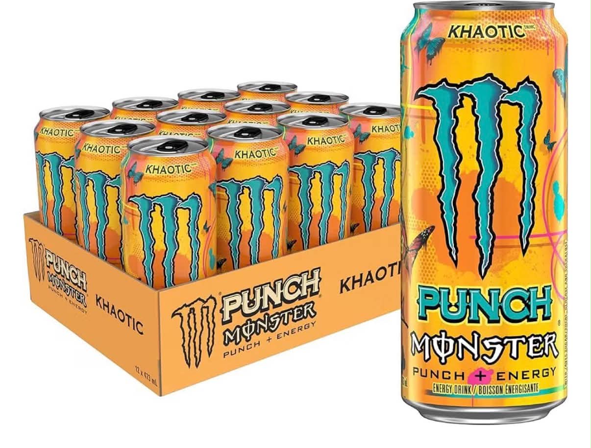 12 Pack of Energy Drink, 500ml,  Carbonated energy