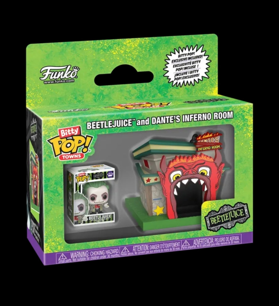 Funko Bitty POP! Towns: Beetlejuice - Beetlejuice and Dante'S Inferno Room