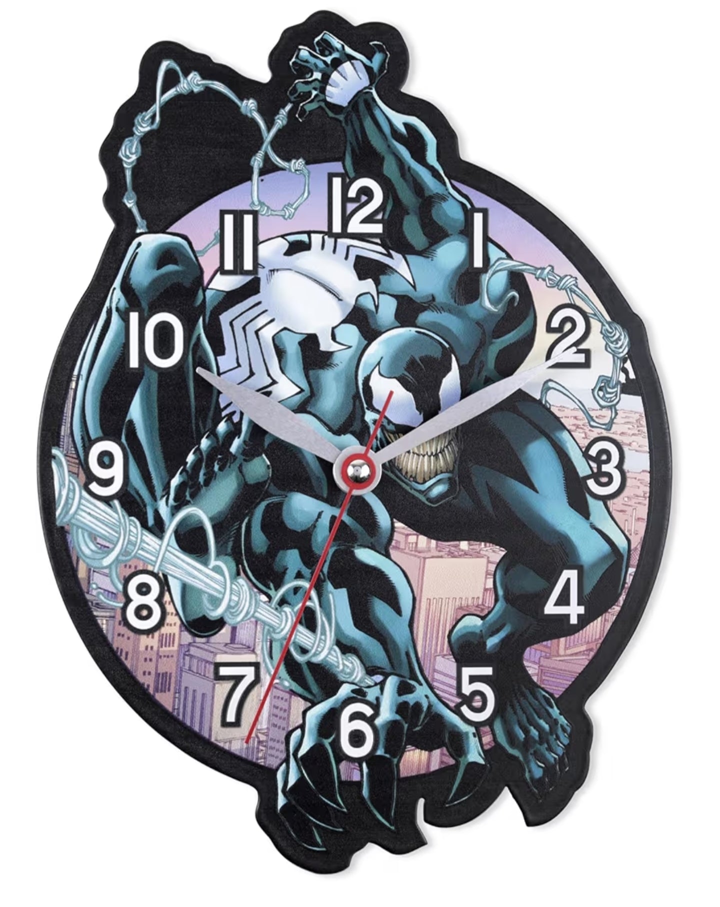 Marvel Venom Multicolour Analogue Kids Wall Clock for Living Room, Bedroom, Kitchen