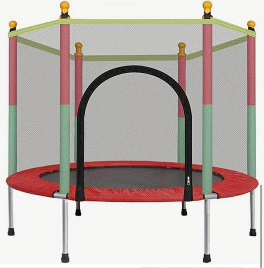 5 FT Trampoline With Safety Net Cover And Accessories Free Space Hopper