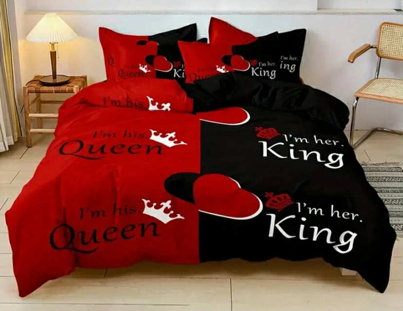 King and Queen bedding