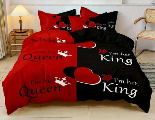 King and Queen bedding