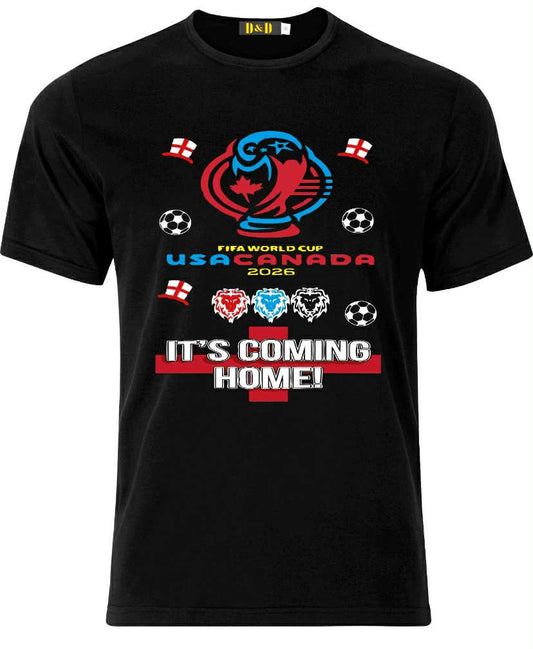 2026 FIFA WORLD CUP FOOTBALL SURPORTERS  D.T.F FULL COLOUR  T SHIRT