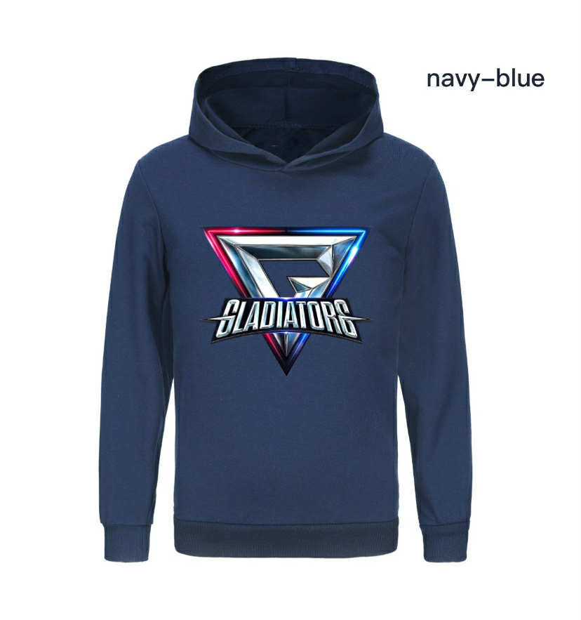 Kids GLADIATORS Print Hoodie Pullover Jumper Long Sleeve Sweatshirt Hoody Top