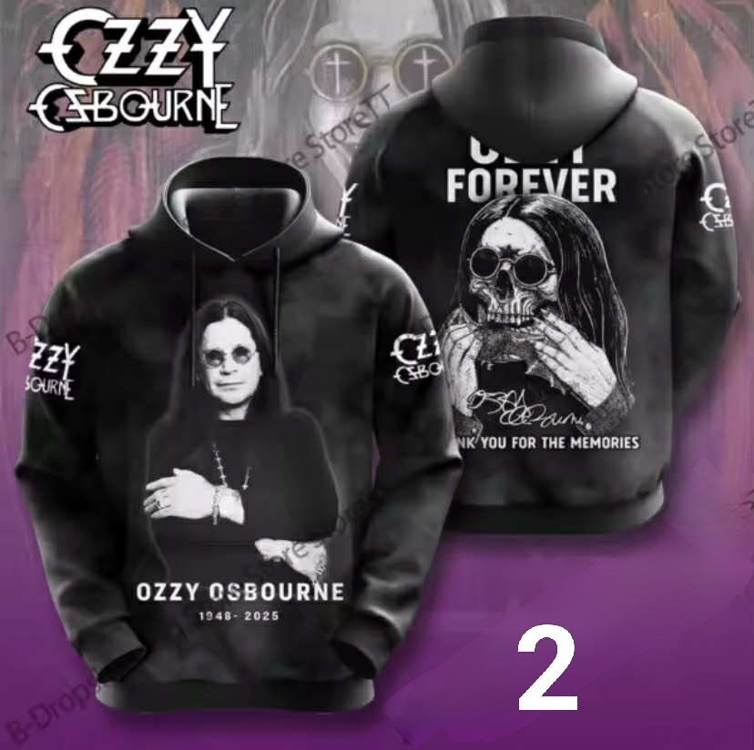 Men Hoodies Ozzy Osbourne Band