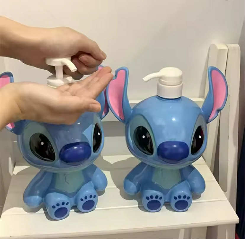 Disney Stitch Squeeze Bottle 1300Ml Refillable Lotion Bottles