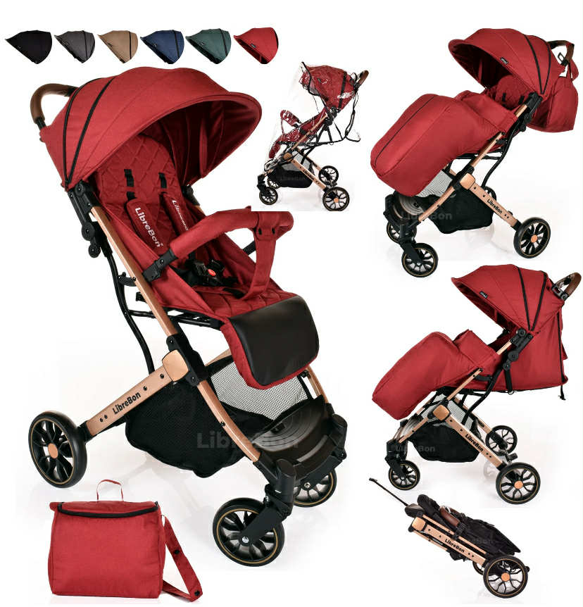 Baby Pushchair  Compact Stroller Pram Foldable  Lightweight Travel Buggy UK