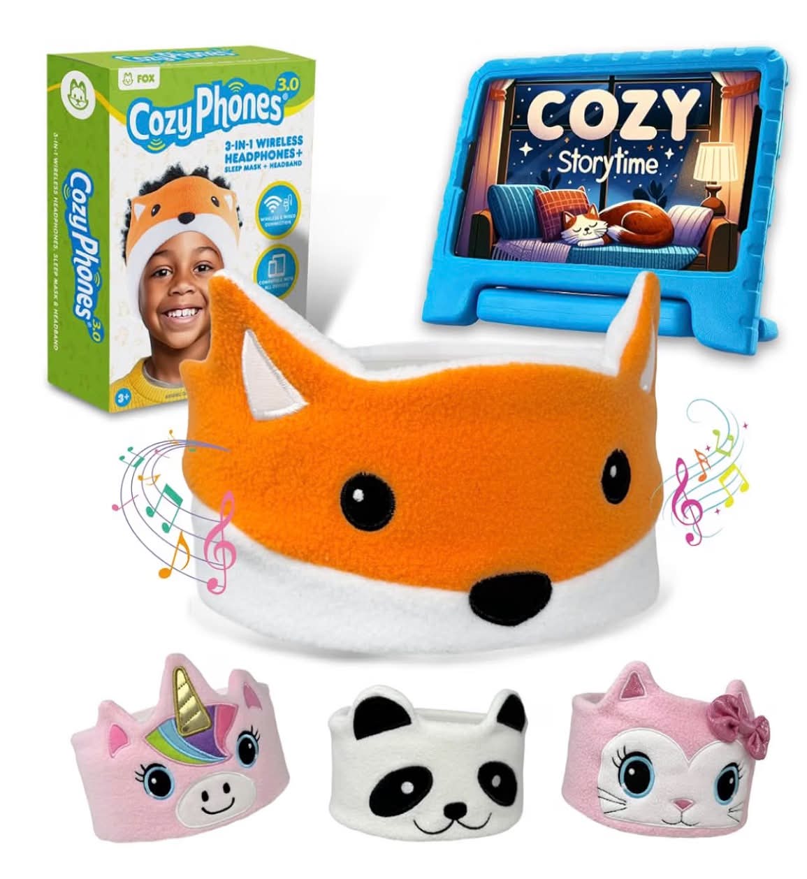 CozyPhones Headband HEADPHONES for Kids