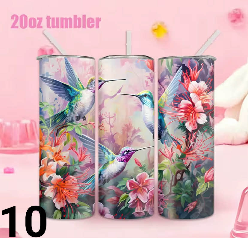1 pc Stainless Steel Water Bottle/Cup with Straw