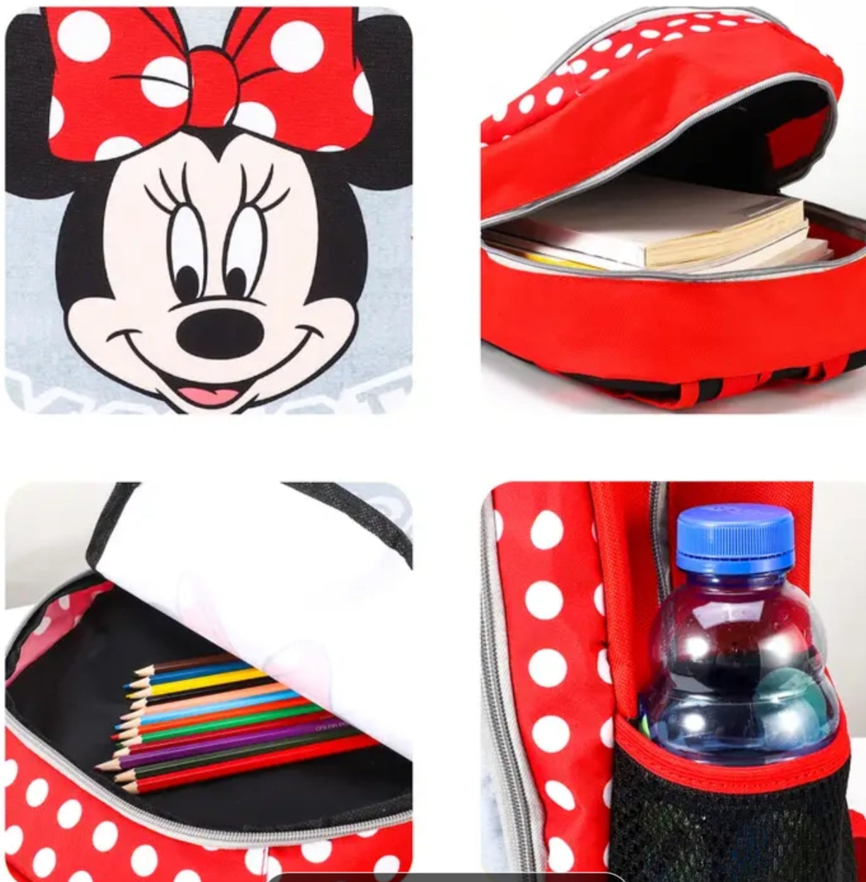 Minnie Mouse Kids Children's Large Backpack