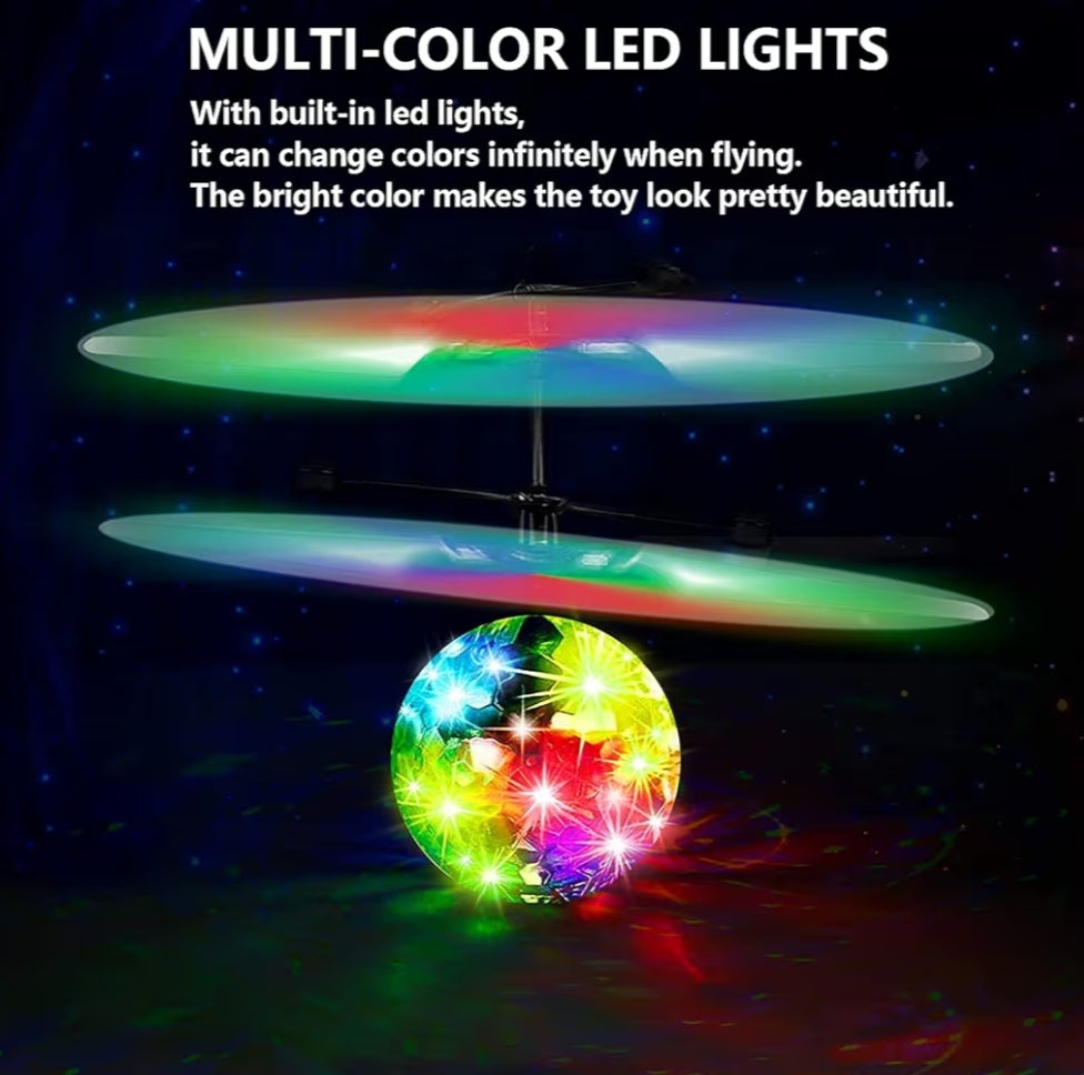 Flying Ball, Kids RC Flying Toys Infrared Induction Models Aircraft Helicopter Ball Kids Gadgets Mini Drone Flying Toys