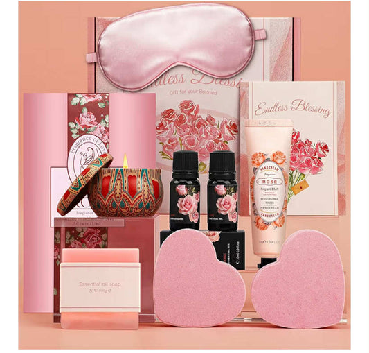 Pamper Gifts for Women, Gifts for Women Birthday Unique, Bath Sets Relaxation Spa