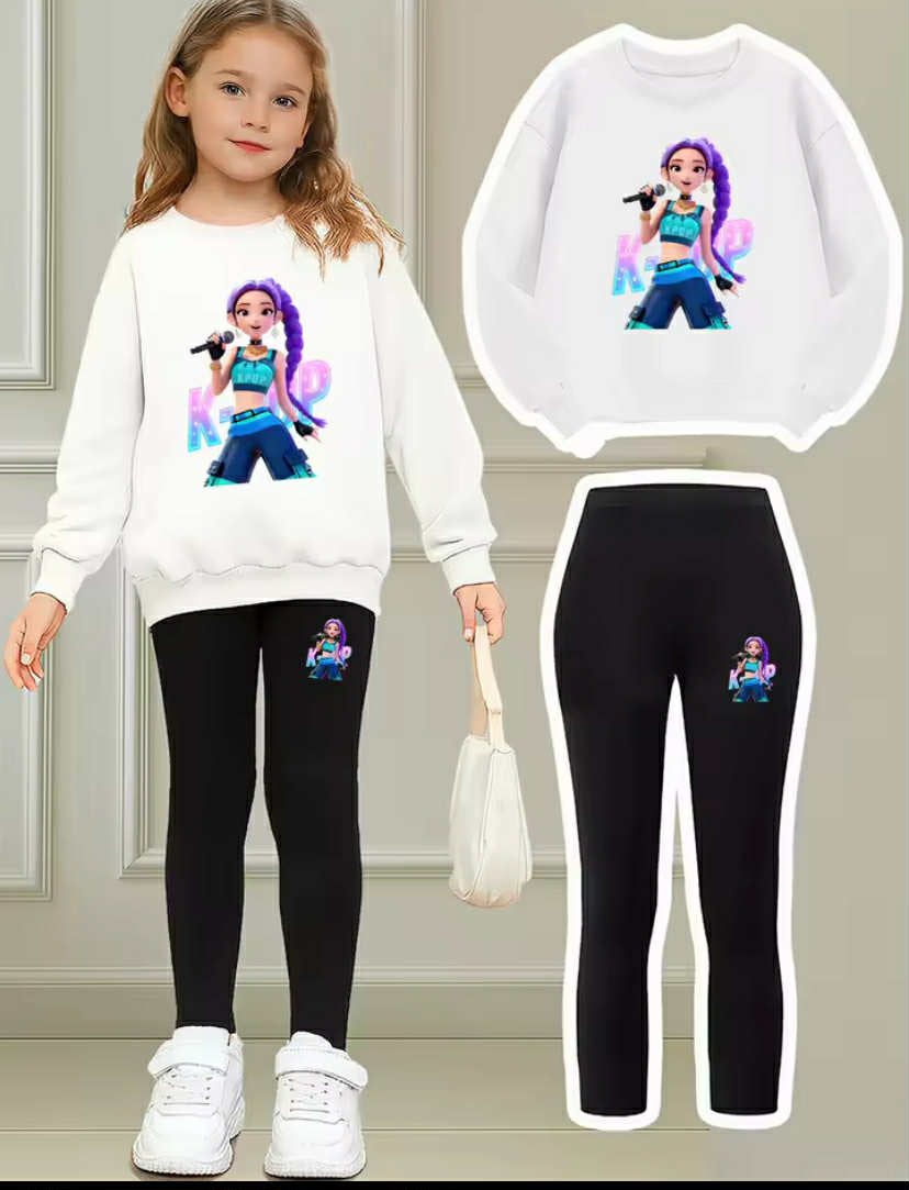 Children's Clothing K-Pop Elements Girls' Outfit