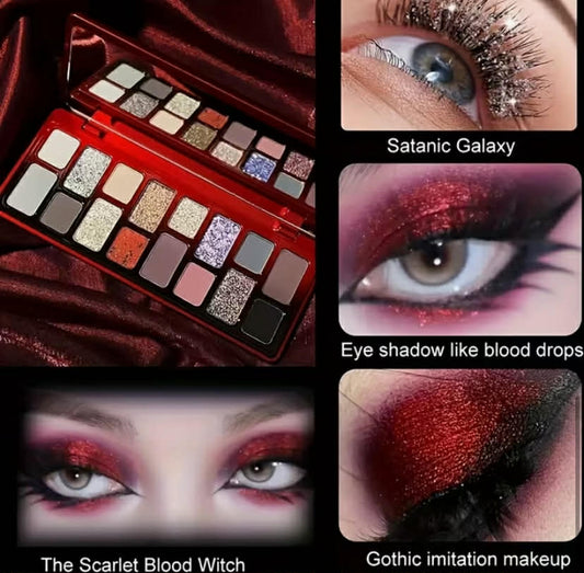 16-color Natural Performance 09# - Contains Shiny Pearlescent and Polarized Textures, Which Create a Bright and Eye-catching Makeup Effect. There Are Also Matte Textures That Can Be Used for Eye Makeup Base and Blending to Increase a Sense of Depth.