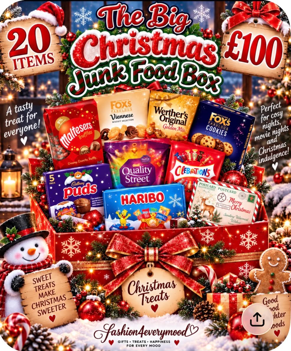Christmas junk food box