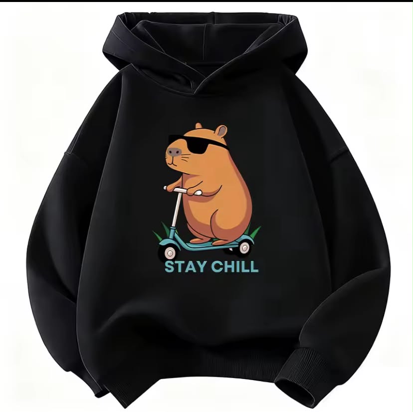 Funny Stylish Capybara Fashion Design Sweatshirt