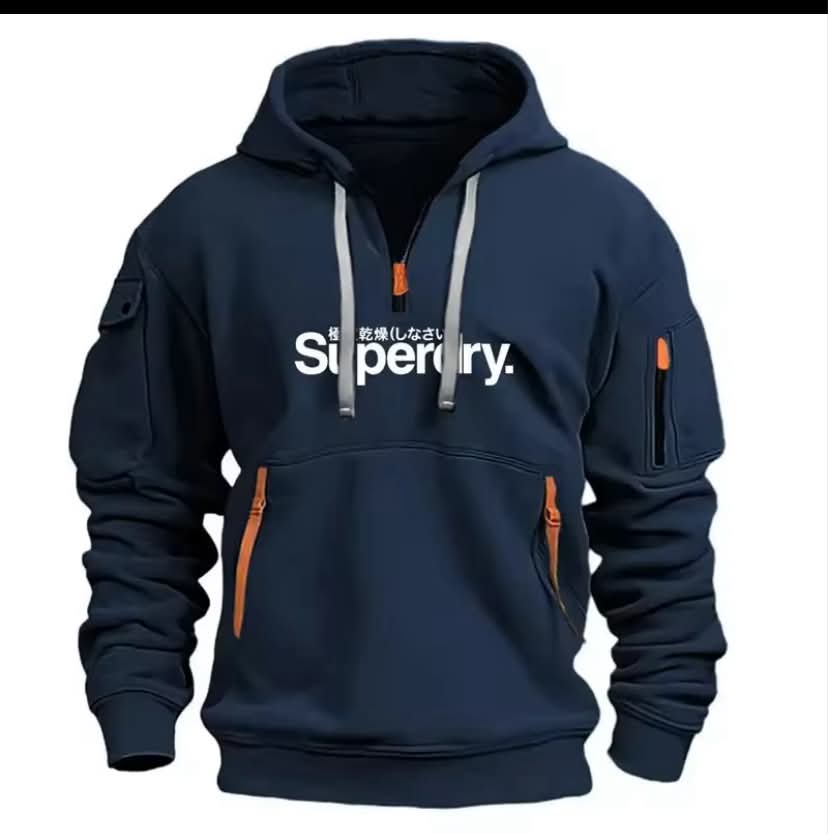 Men's hooded pullover