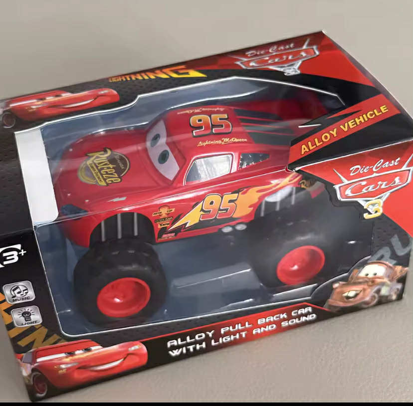 Pixar Cars New Arrival Pull-Back Car with Sound & Light, Lightning