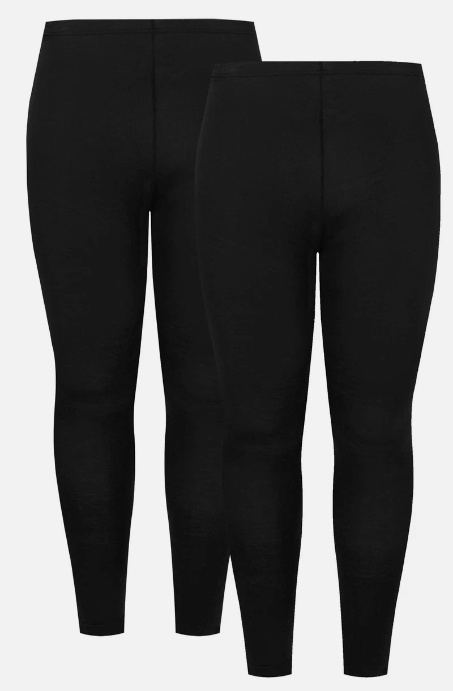 Curve Plus Size 2 Pack Soft Touch Stretch Leggings