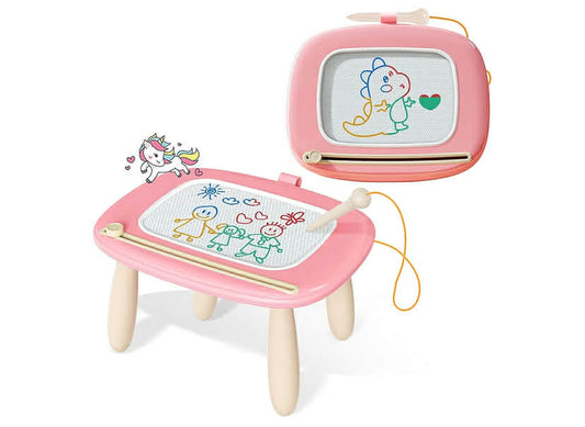 Kikidex Magnetic Drawing Board, Toddler Girl Toys for 1-2 Year Old, Doodle Board Pad Learning and Educational Toys for 1 2 3 Year Old Baby Kids