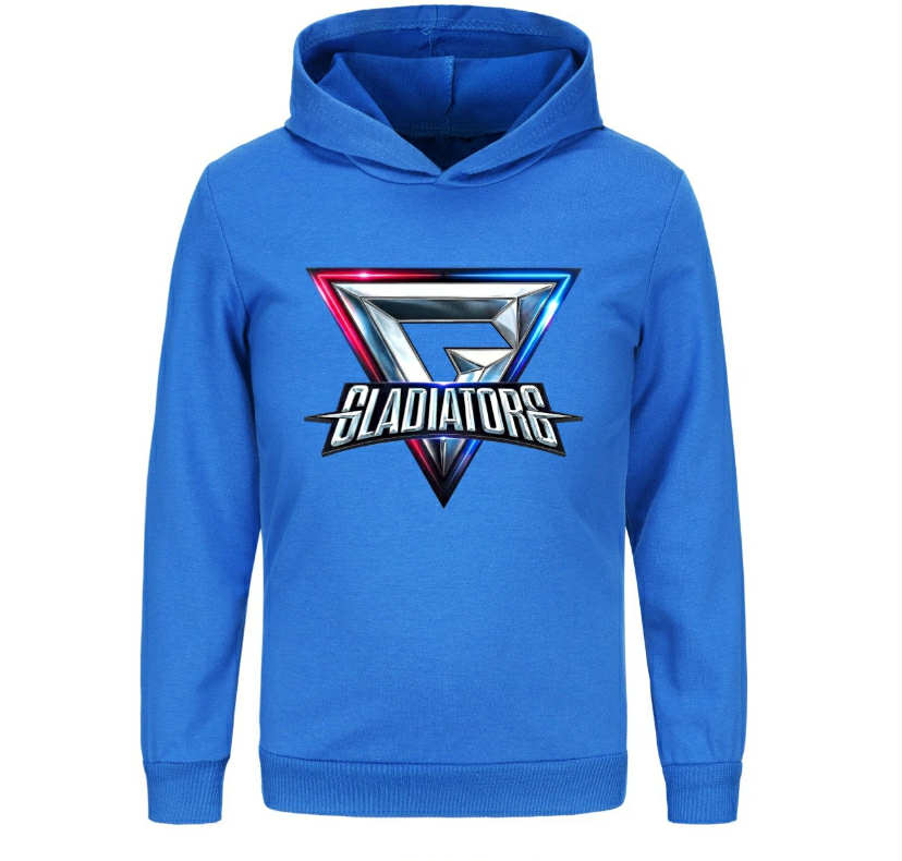 Kids GLADIATORS Print Hoodie Pullover Jumper Long Sleeve Sweatshirt Hoody Top