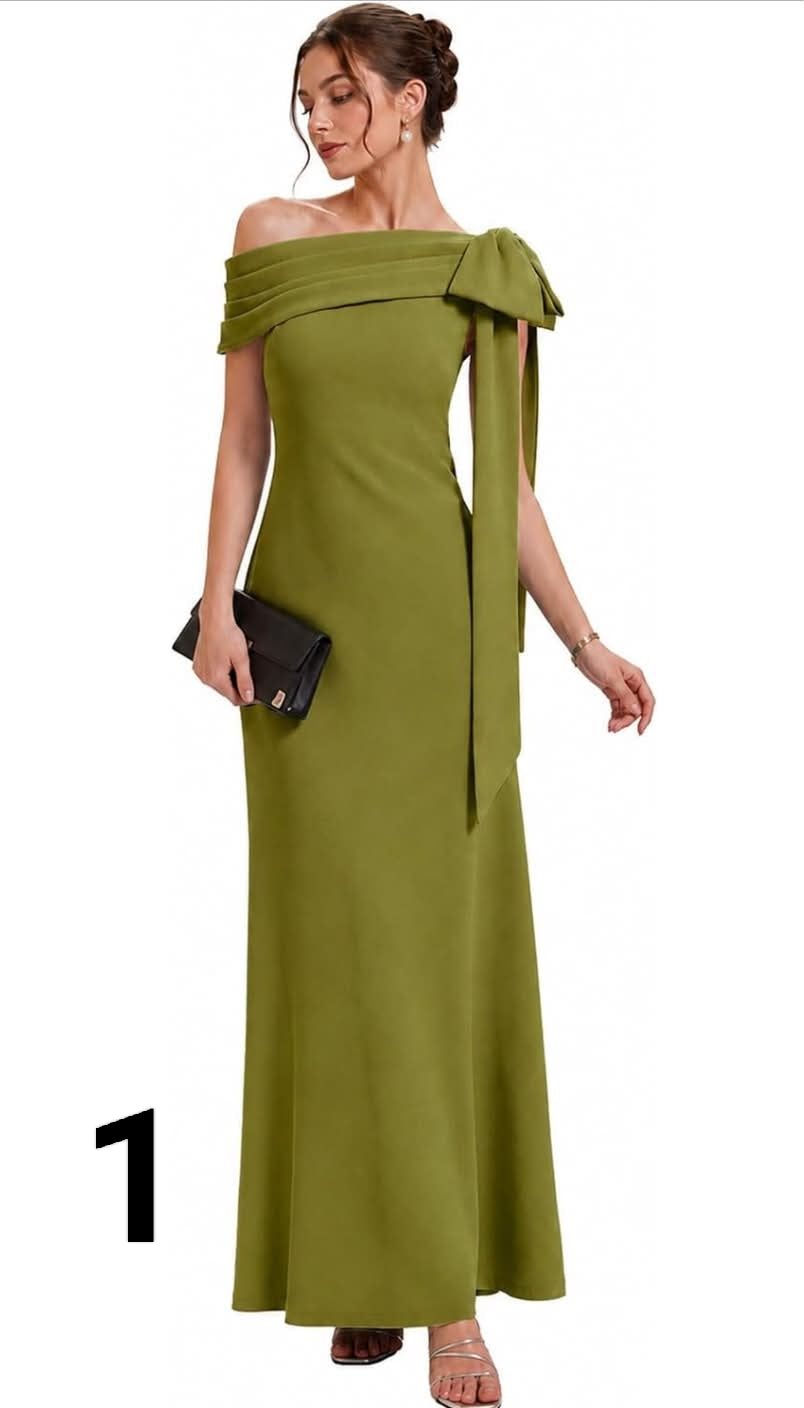 Ever-Pretty Women Evening Dress Floor Length Wedding Guest Dresses Knit Asymmetrical with Empire Waist and Sleeveless