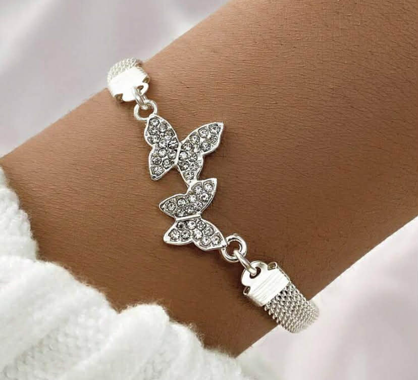 1 pc Women's Butterfly Bracelet, Suitable For Daily Wear