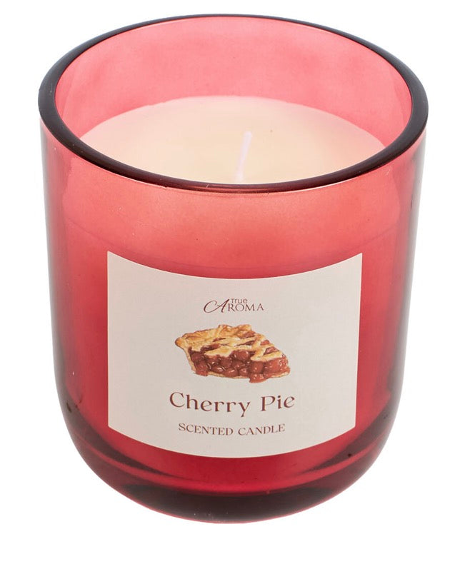 True Aroma Pumpkin Pie or Cherry Pie Scented Candle