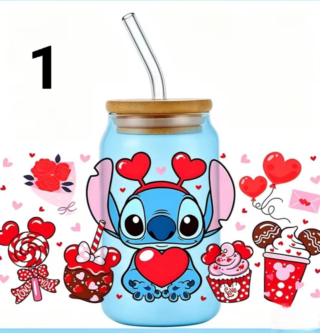 Iced Coffee Mug with Lid and Straw,